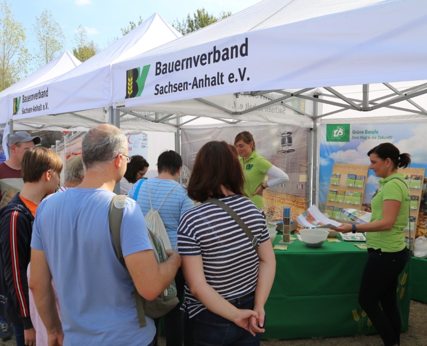 Aufgabe des Bauernverbandes Sachsen Anhalt e.V. Präsenz zeigen