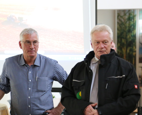 Bundesminister Alois Rainer (r) zu Besuch in der Börde